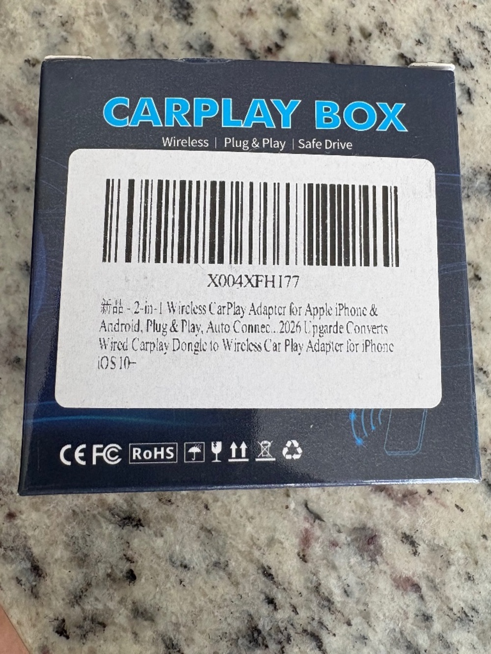 CARPLAY BOX 2-in-1 Wireless CarPlay Adaptor For Apple IPhone & Android - Picture 4 of 4